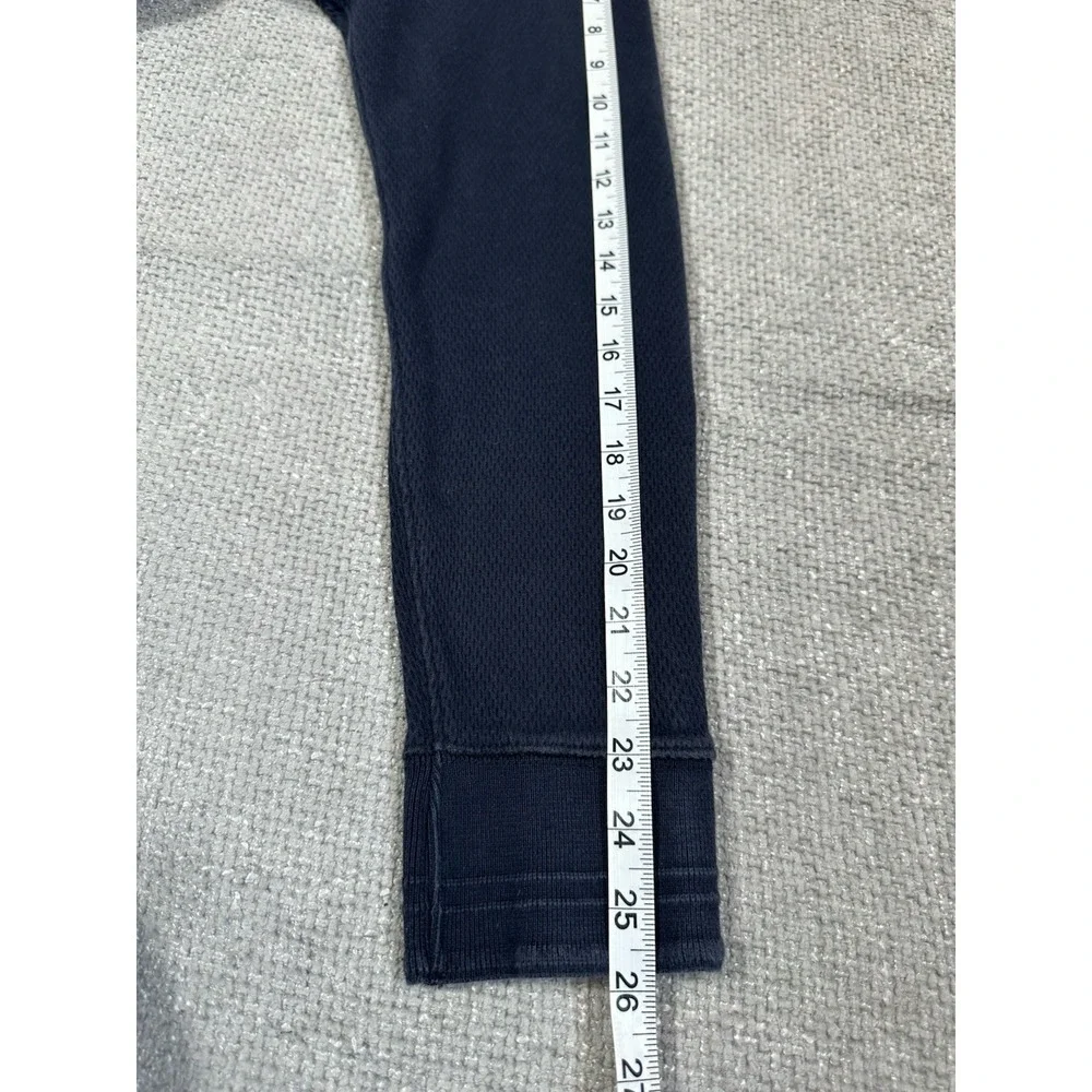 Levis‎ Thermal Henley Mens Large Blue Long Sleeve Y2K Grunge